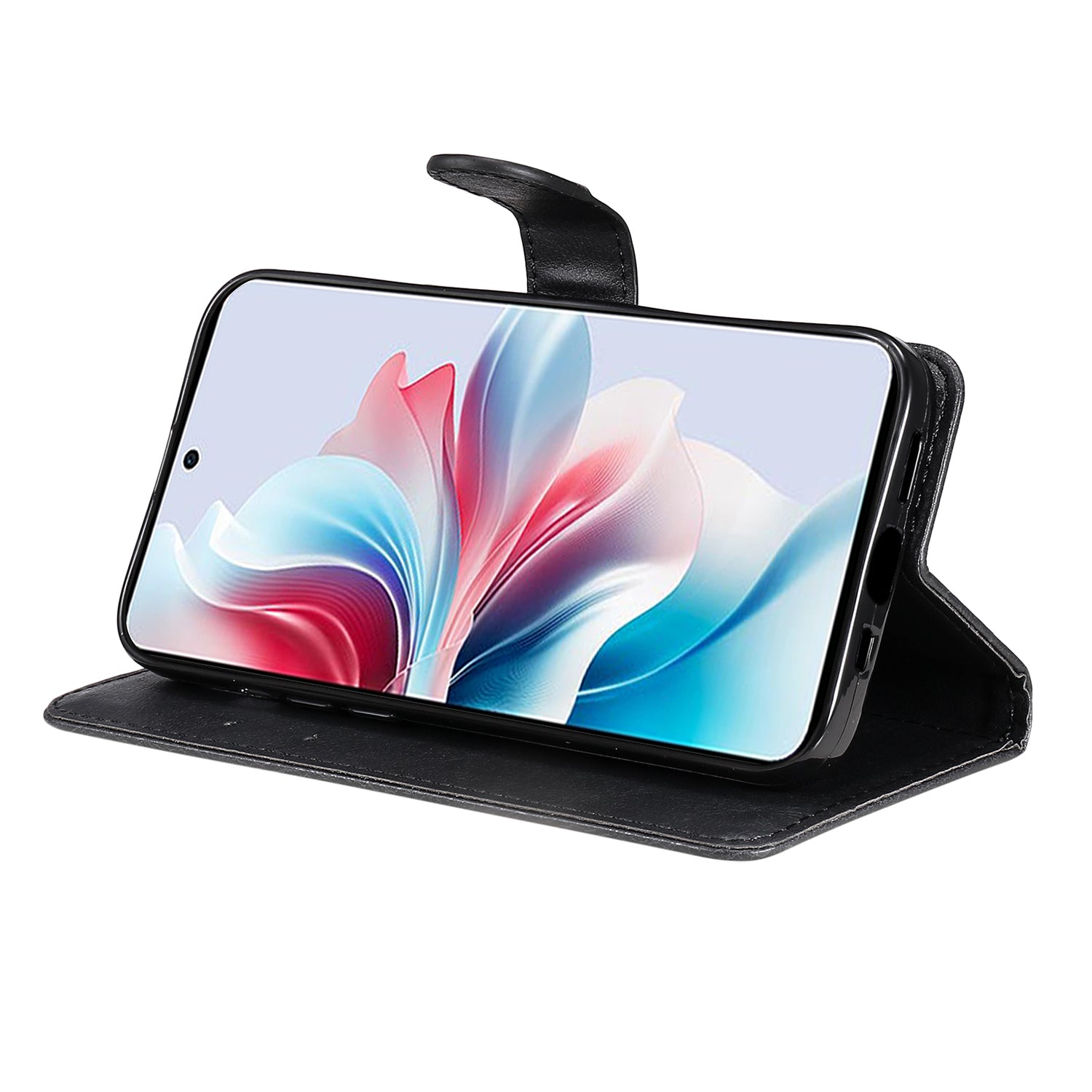 KT Leather Series-2 for Oppo Reno11 F 5G Case Solid Color Leather Wallet Flip Protective Phone Cover KT Leather Series-2 for Oppo Reno11 F 5G Case Solid Color Leather Wallet Flip Protective Phone Cover
